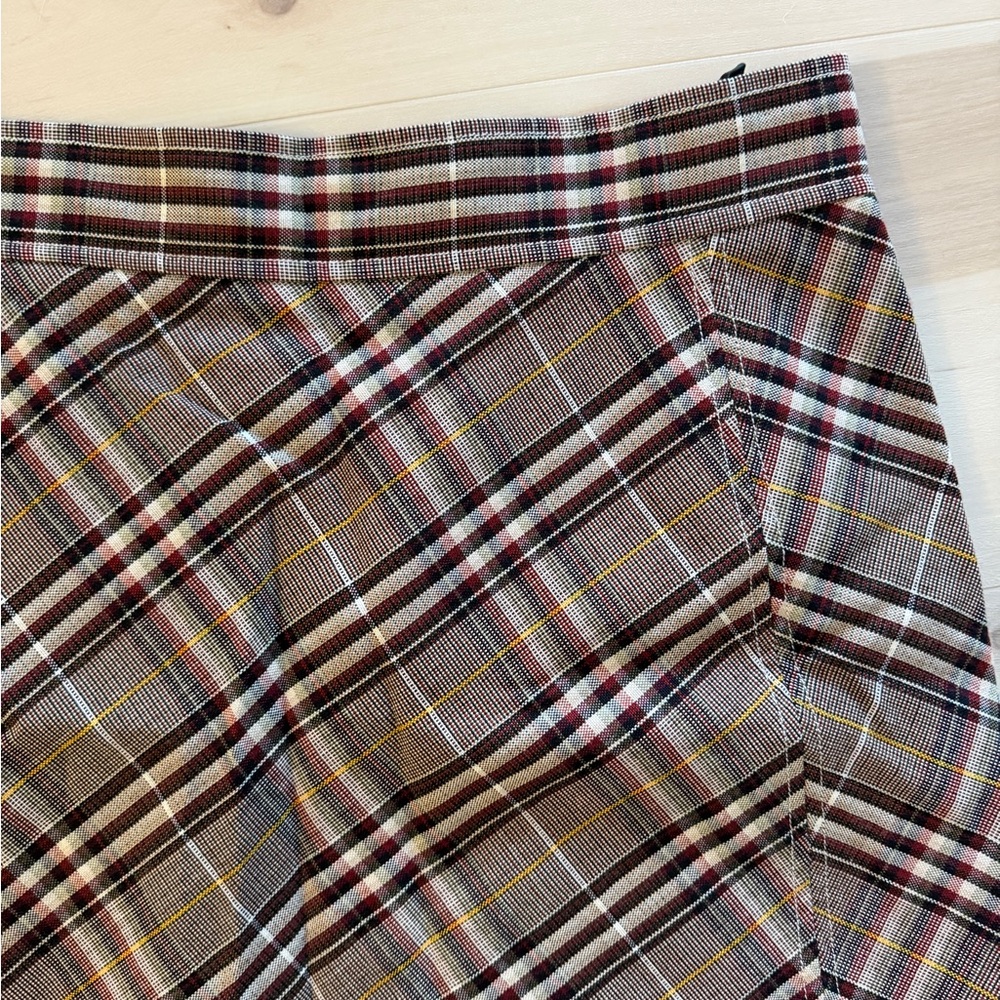 Theory Plaid Women's Skirt - Picture 2 of 4